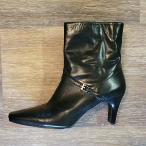 Nine West Leather Mid-Calf Boots